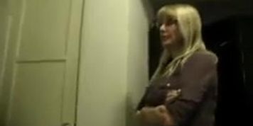 blonde teen seduces dad