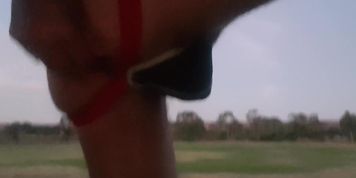 Nearly caught playing outside