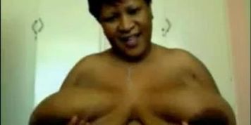 Ebony BBW With Large Breasts
