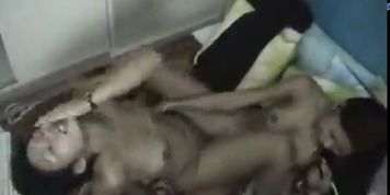 2 horny pinays on dry humping