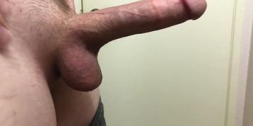 Undressing this big white dick for you 