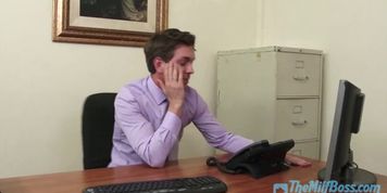 Horny Boss Nails Good Looking Secretary