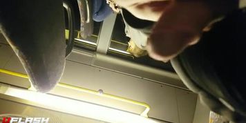 cum for teen at bus