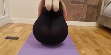 ?Can You Help Me With My Yoga Training, Stepbro?? Blonde Stepsis Fucked Rough (Beautiful, Cowgirl, Toi Clayton)