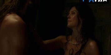 Annabel Scholey Breasts Scene  in Britannia