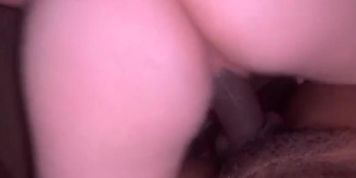 Thick white girl creams on bbc