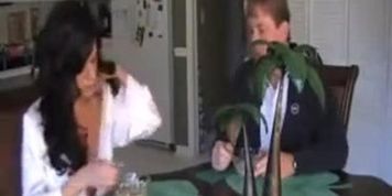 Son Rub His Dick On Mommy'S Ass In Kitchen - Arianna Labarbara