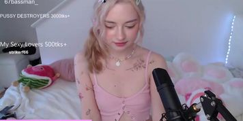 Cute blond model