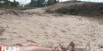 Nude Beach Cock Flash 1