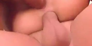 Someone has to know who this blonde getting double piped is