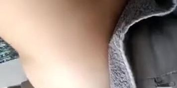Girlfriend using huge dildo whilst bf is away