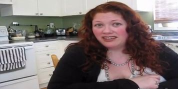 Milf Jennifer gets a creampie in the kitchen
