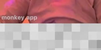 Light skin cutie likes BBC - Monkey app flash