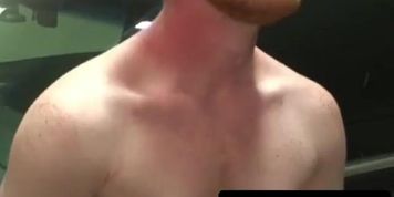 Hung mature daddy jerks off before huge cumshot