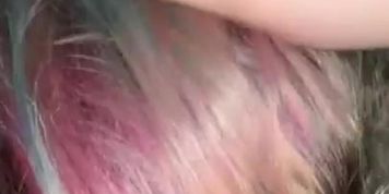 Tattooed girl sucks cock 