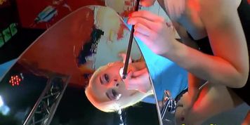 German Cum Drinking Whore Ashlee Gets Her Pussy Smashed By Several Guys (Ashlee Cox)