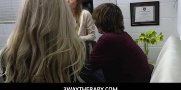 3WayTherapy - Beautiful Milf Doctor Kenzie Love Helps Horny Teens Explore Their Sexuality porn (Alexis Malone, Kenze Thomas)