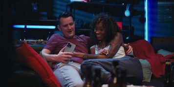 Horny Lesbian Grows Big Dick - Interracial Futanari Lezdom