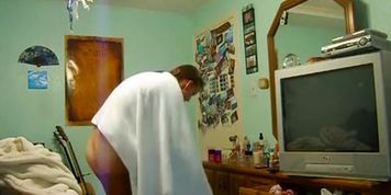 Caught Changing after Shower