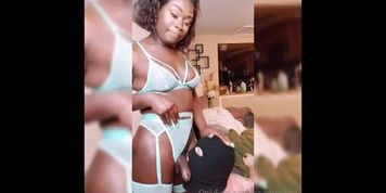 Sasha blue Loves cumming in white boys