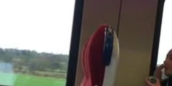Sexy girl In train part 2