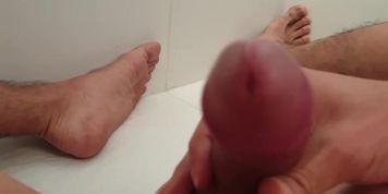 Cum before shower