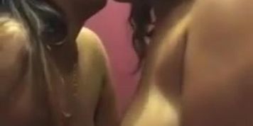 latinas kissing