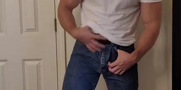 Cowboy In Boots and Blue Jeans