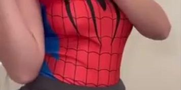 Sophieraiin Spider Girl Tease