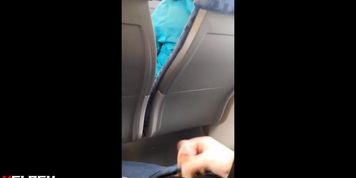 Big Cumshot on Girl in Train