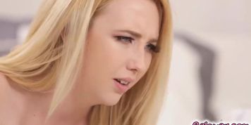 Georgia calls Samantha over to help her practice doing anal