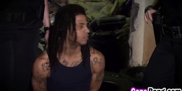 Horny Black Guy Banged Two Female Cops For His Freedom