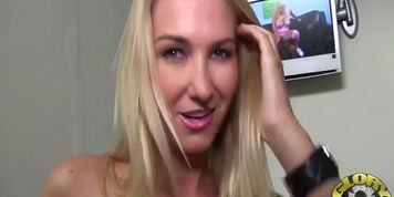 Slim thicc Blake takes 2 nutz from strangers (Blake Rose, Dylann Vox)