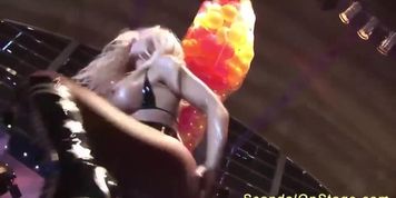 busty milf sex show on stage