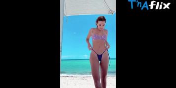 Stefania Roitaman Butt,  Breasts Scene  in Stefania Roitman Impressive Hot Video Wearing A Sexy Tiny Thong And Bikini