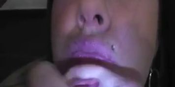 Tattooed Whore Gets A Facial