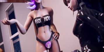 Overwatch - Hot D.Va And Sombra - Part 2