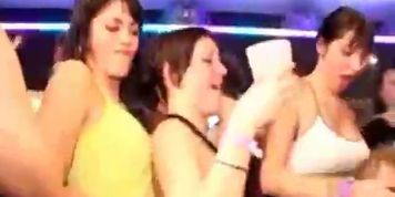 Wild Girls Fuck Strippers at Party