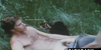 DICKBANK - Vintage Video Of Two Studs Sparrow Guano And Nat Grey Devouring Fat Cocks