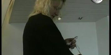 She found what she needed in the kitchen