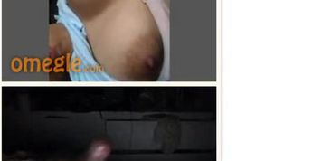 dickflash on omegle with cumshot(fail)