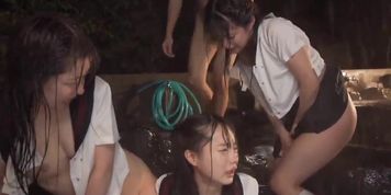 Asian Orgy at Spa Bath
