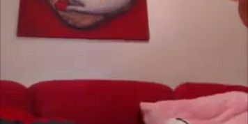 Redhead milf riding wet pussy webcam