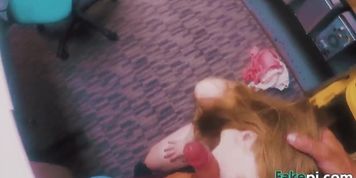Cute Dolly Leigh fucked rough in the shop office