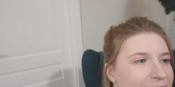 Redhead teen anal fan loses virginity to big dick in premium amateur First Anal Quest movie.