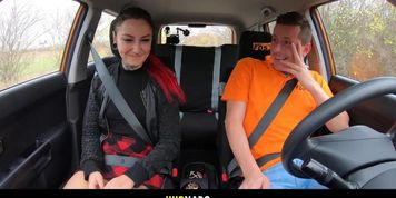 Alt Slut Sharlotte Thorne Fucks Driving Instructor (Nick Long, Nick Ross)