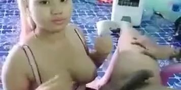 Myanmar girlfriend nice blowjob