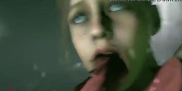 Claire fucked by monster