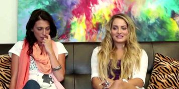 Two girls at Casting Couch