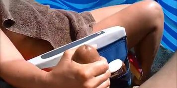 Amateur Public Handjob Compilation